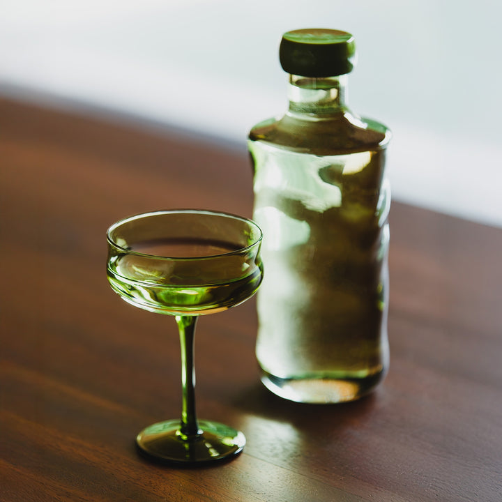 Paveau - Swirl coupeglas 26 cl Moss - Set van 2