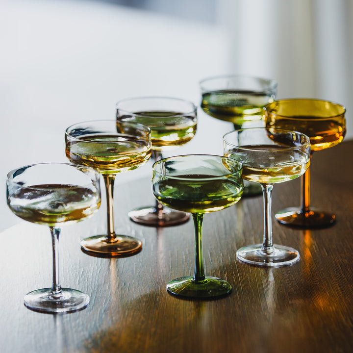Paveau - Swirl coupeglas 26 cl Wave - Set van 2