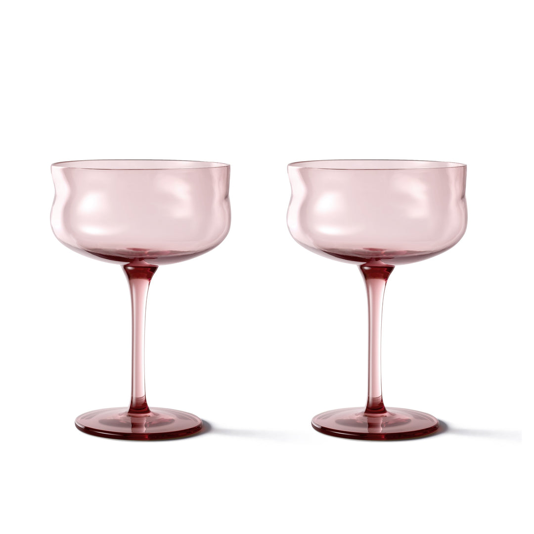 Paveau - Swirl coupeglas 26 cl Silt - Set van 2