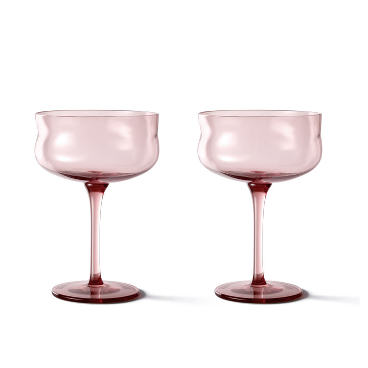 Paveau - Swirl coupeglas 26 cl Silt - Set van 2