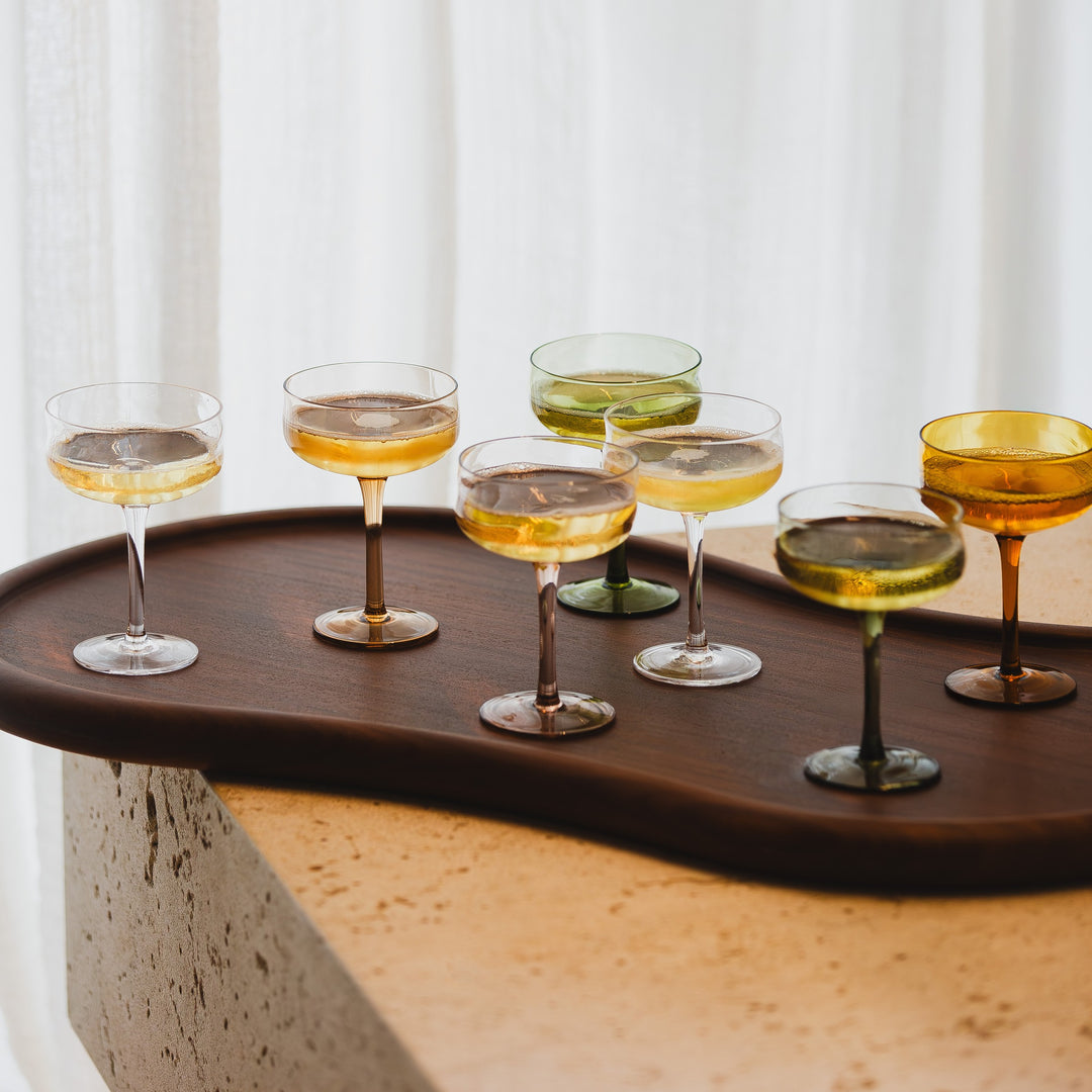 Paveau - Swirl coupeglas 26 cl Silt - Set van 2