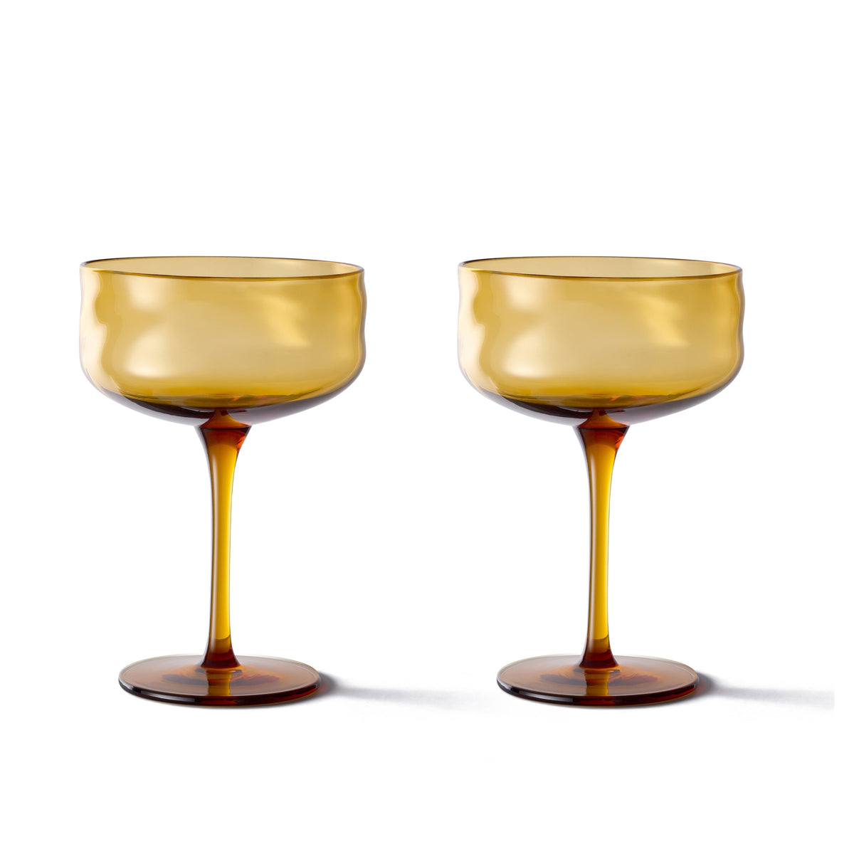 Paveau - Swirl coupeglas 26 cl Dune - Set van 2