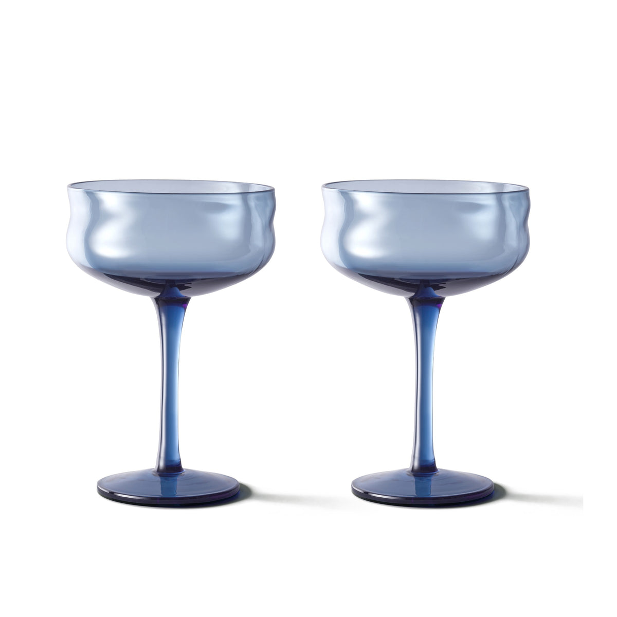 Paveau - Swirl coupeglas 26 cl Midnight - Set van 2