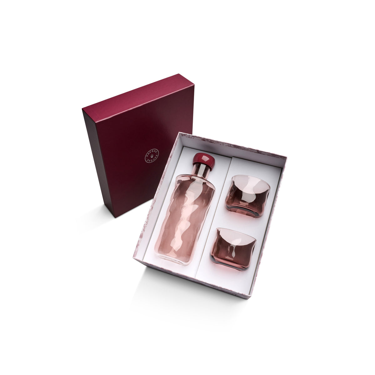 Paveau - Swirl geschenkset 1 fles medium + 2 tumblers - Silt
