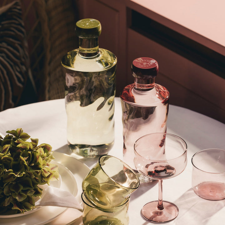 Paveau - Swirl geschenkset 1 fles large + 2 tumblers - Moss