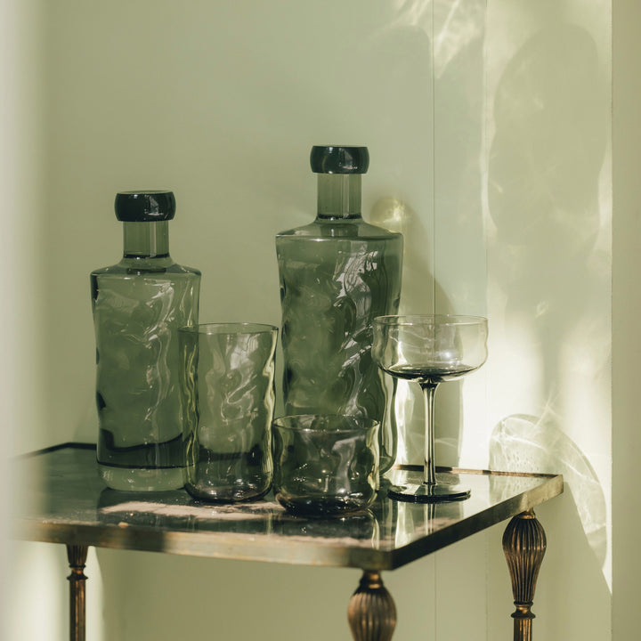 Paveau - Swirl geschenkset 1 fles medium + 2 tumblers - Mist