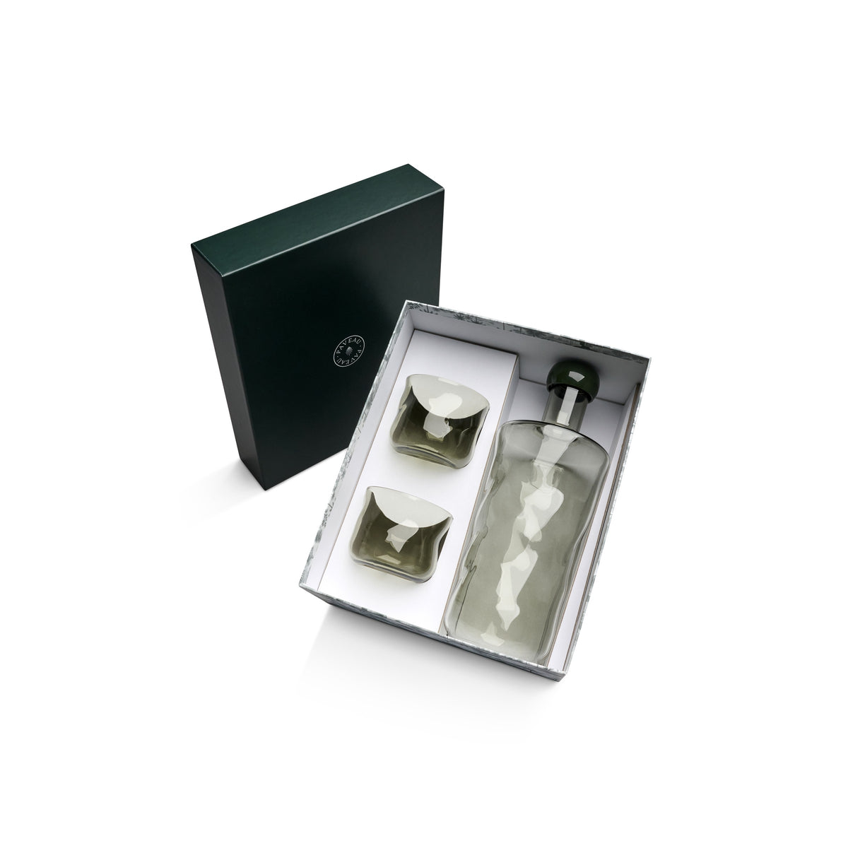 Paveau - Swirl geschenkset 1 fles large + 2 tumblers - Mist