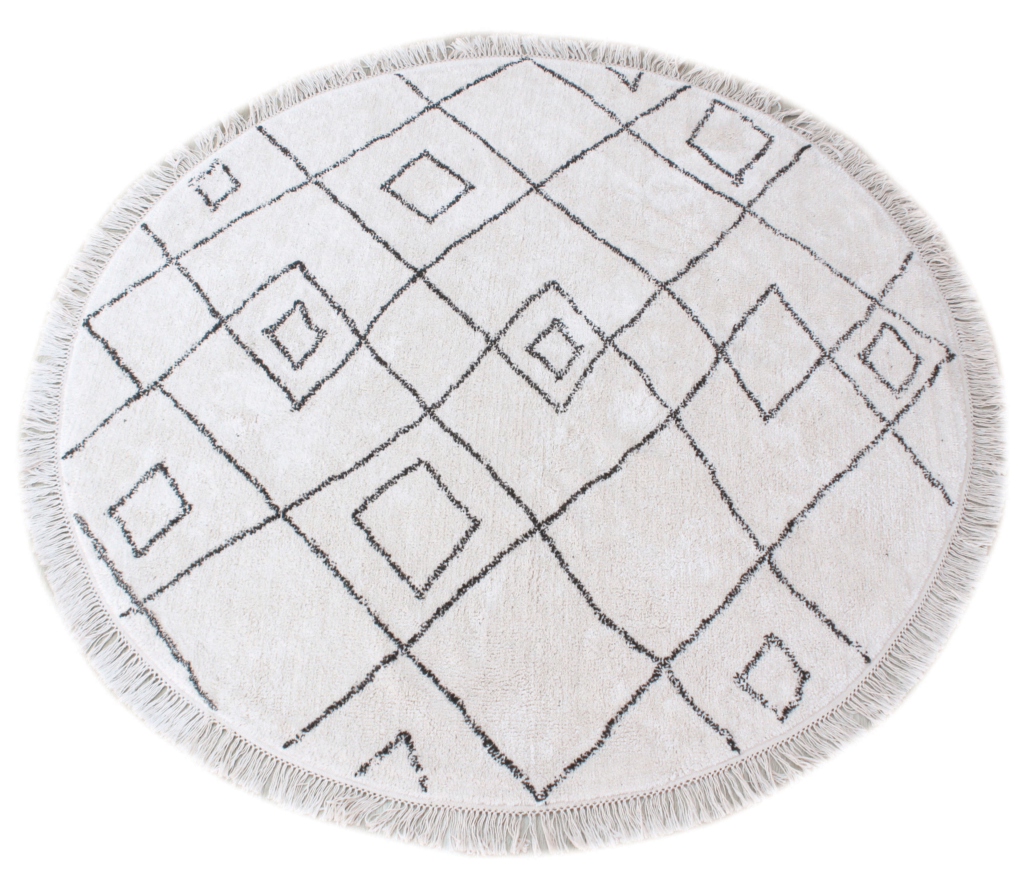 Ervin Tapijt Ivoire/Taupe Diameter 160