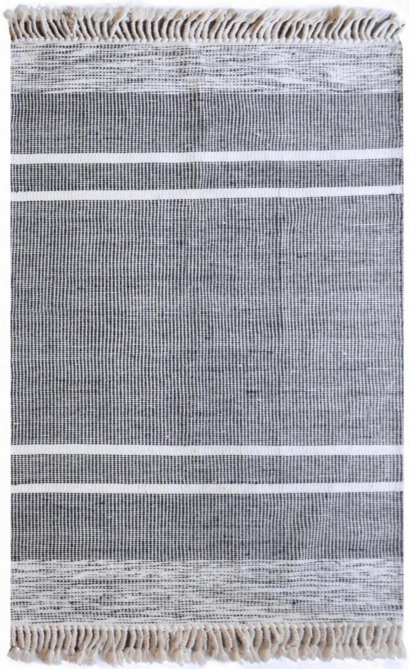 Kolena tapijt Noir/Blanc 120 X 180