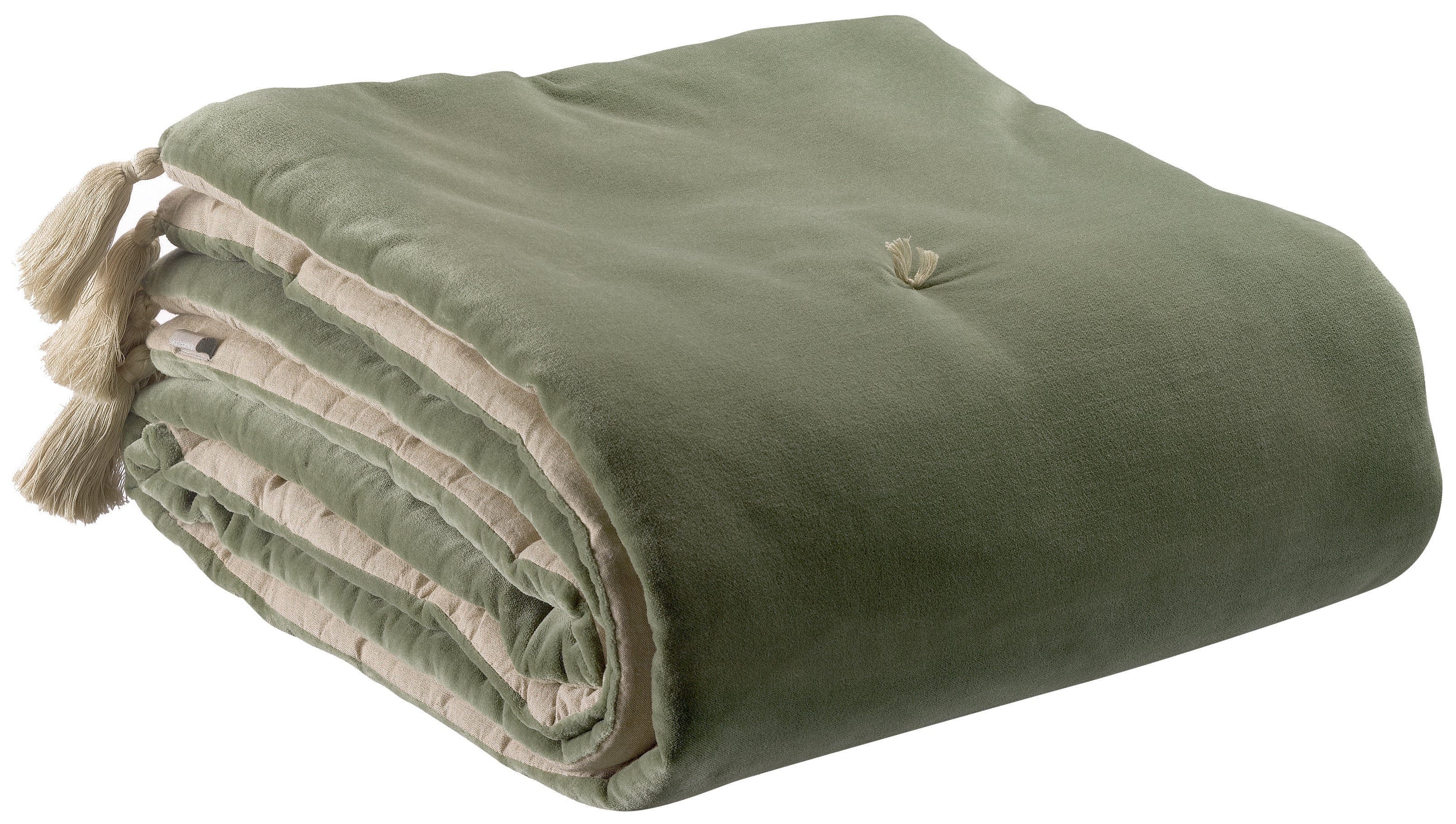 Elise dekbed met pompons Verveine 80 X 180