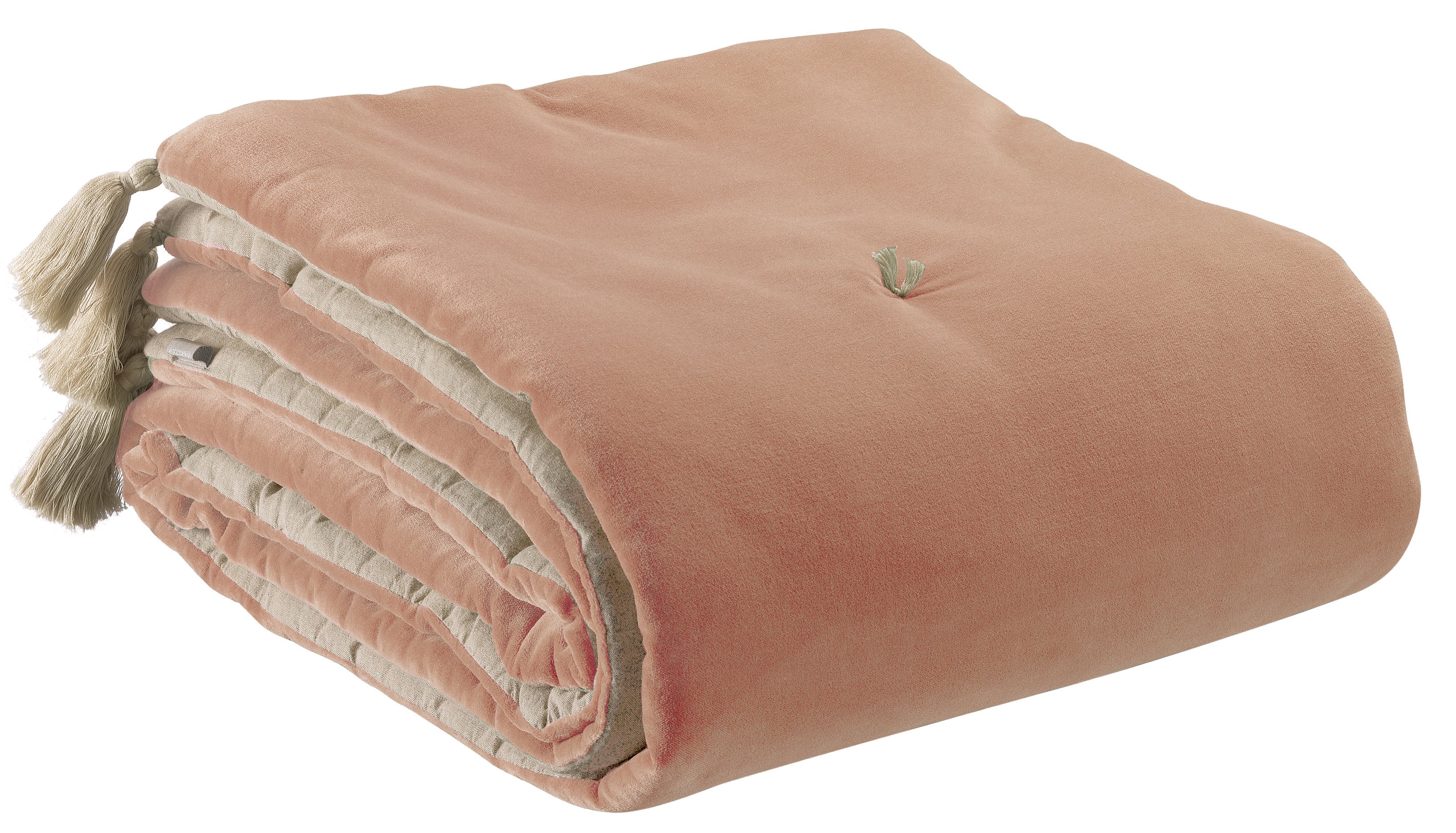 Elise dekbed met pompons Épice 80 X 180