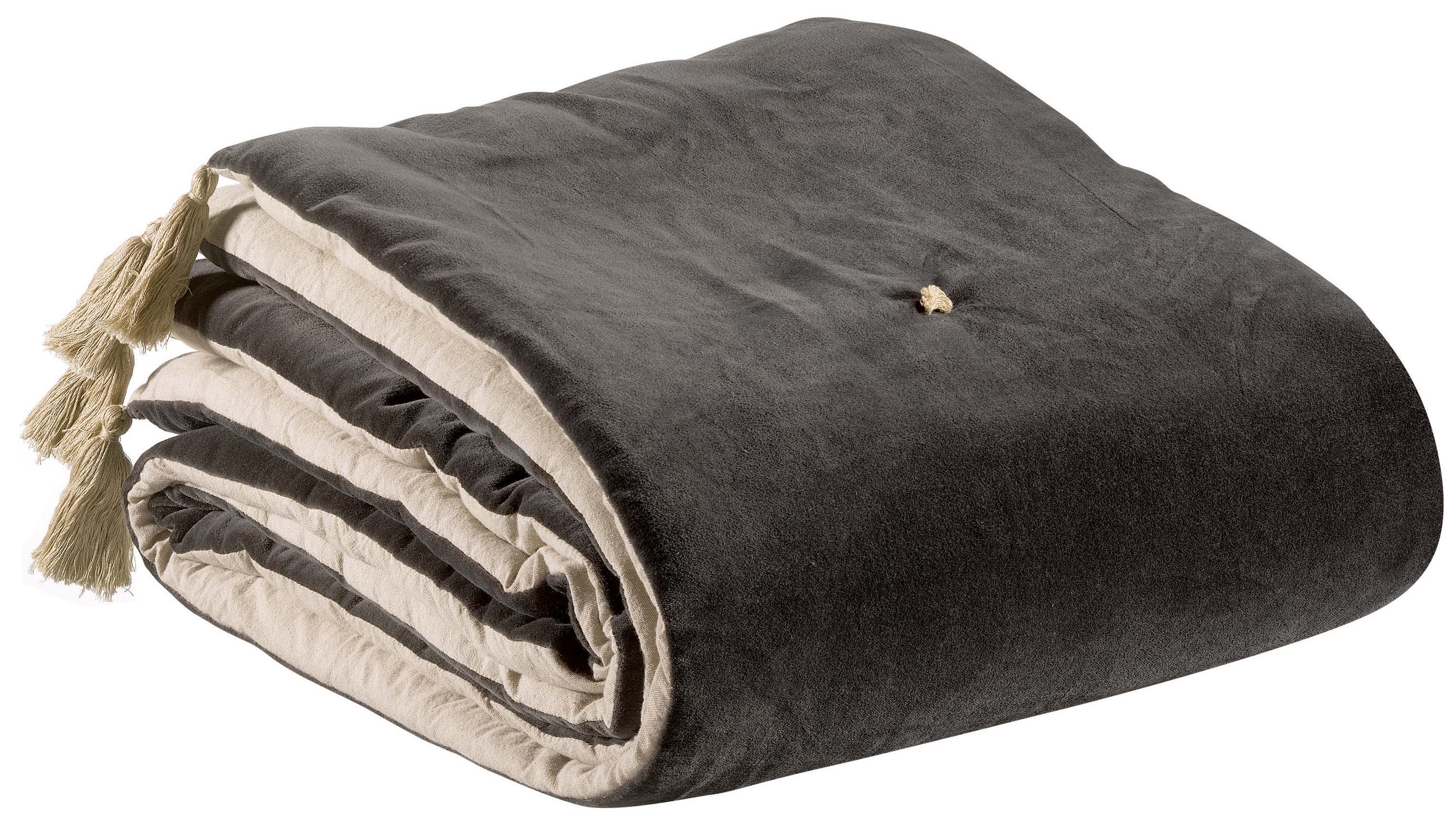 Elise dekbed met pompons Tonnerre 80 X 180