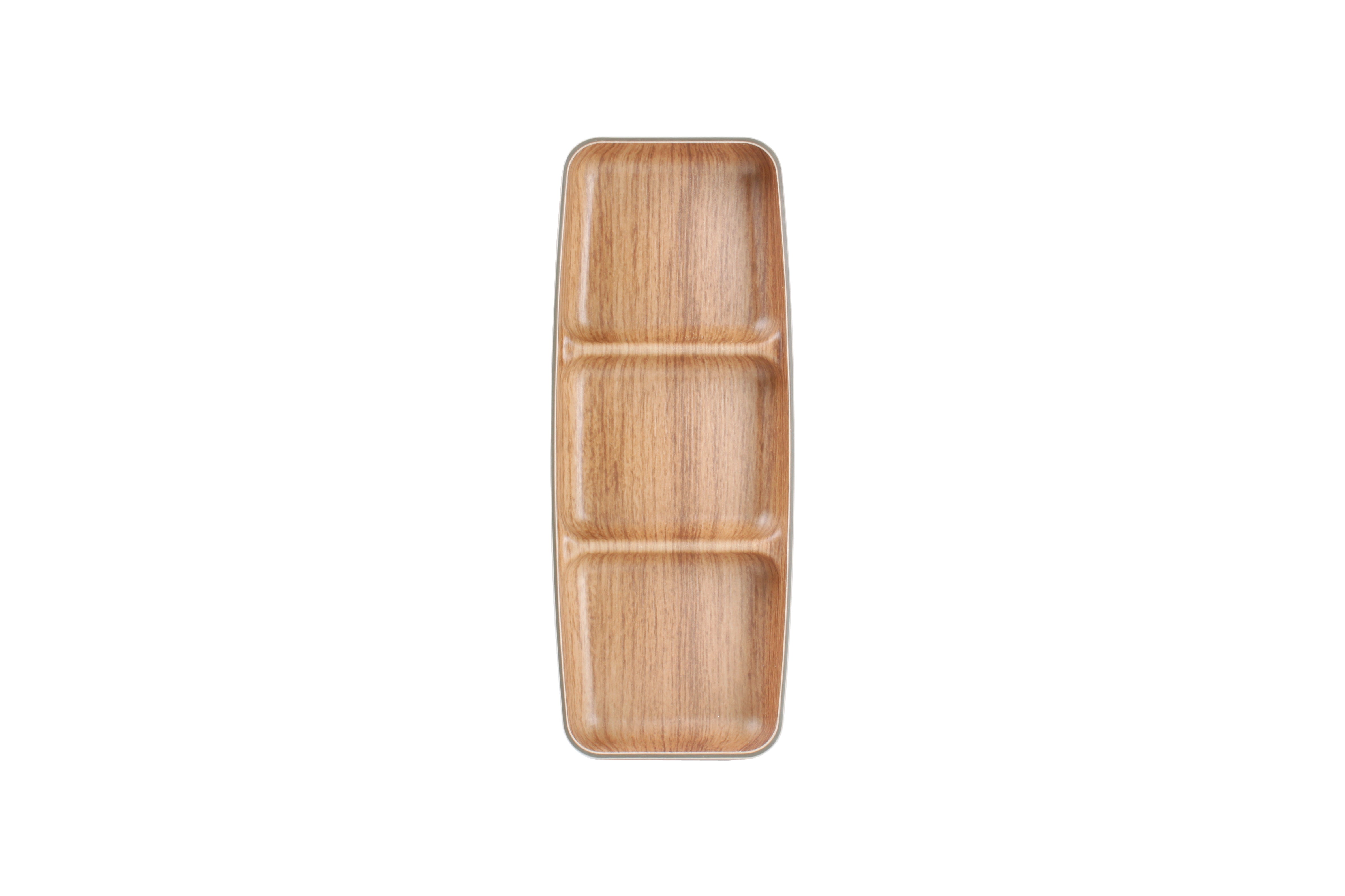Serveerschaal 26x10cm bruin Buffet