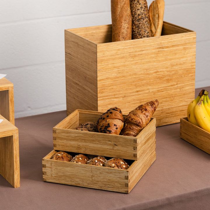 Bonbistro - Dienblad 24x17xH6,5cm bamboe Arbor