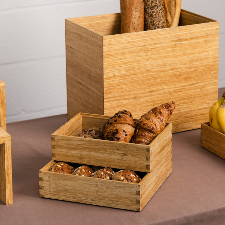 Bonbistro - Dienblad 24x24xH6,5cm bamboe Arbor