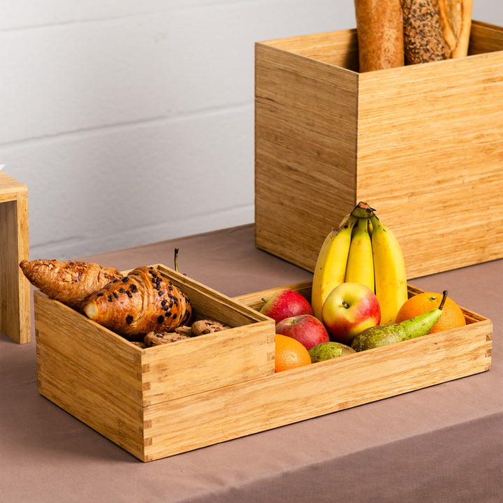 Bonbistro - Dienblad 48x24xH6,5cm bamboe Arbor