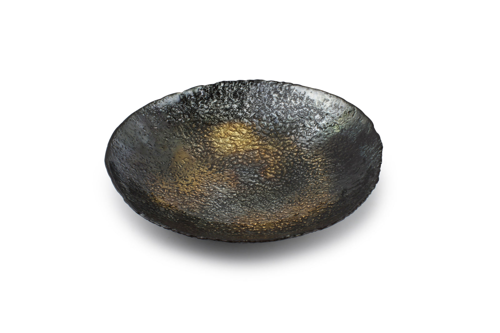 Salt & Pepper - Sierschaal 32,5xH5,5cm glas zwart/goud Cosmo