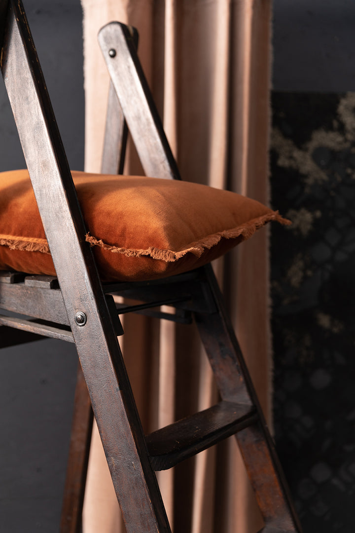 Vivaraise - Effen kussen Fara Caramel 40 X 65