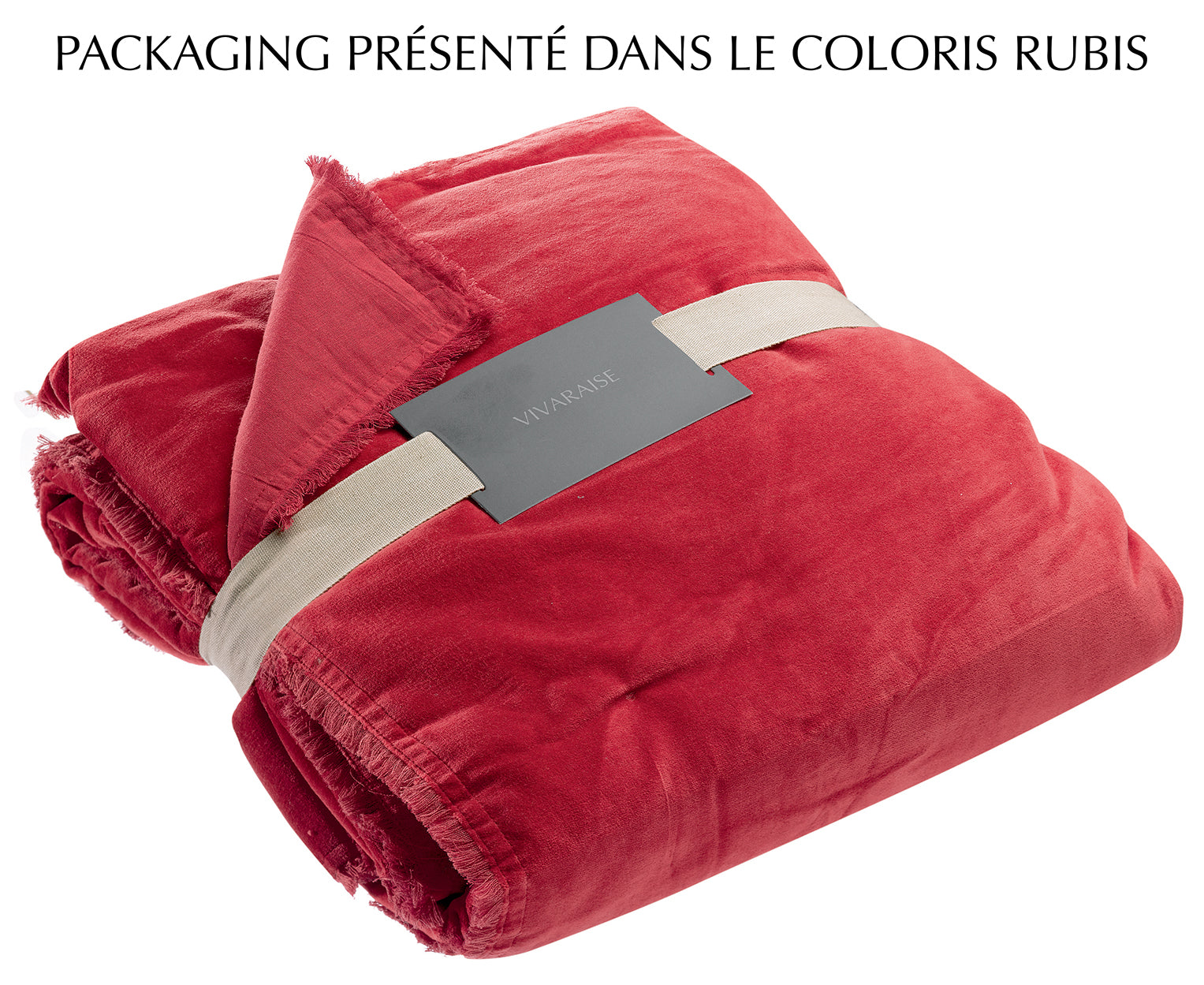 Effen plaid Fara Touareg 135 X 200
