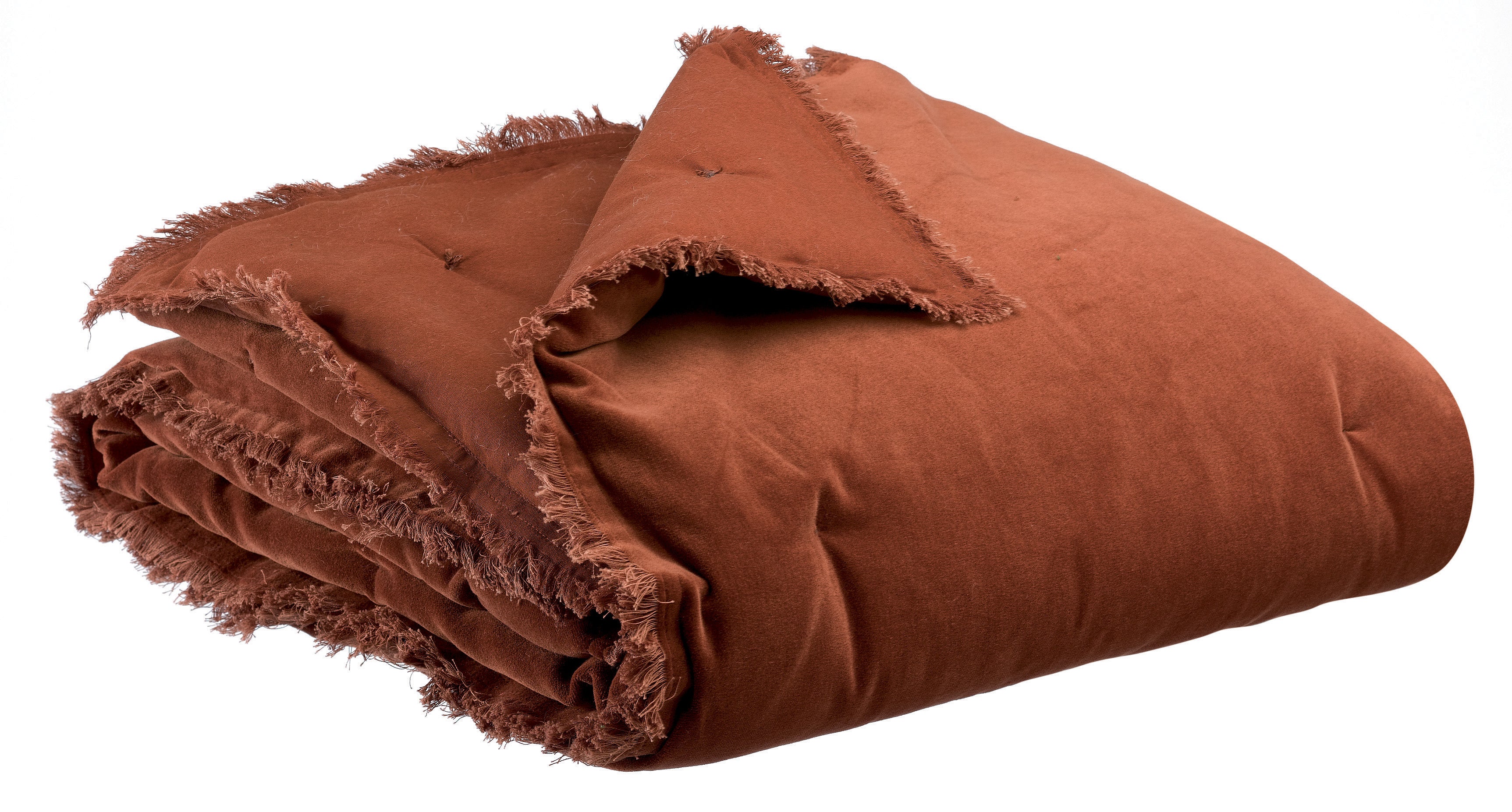Effen plaid Fara Caramel 135 X 200