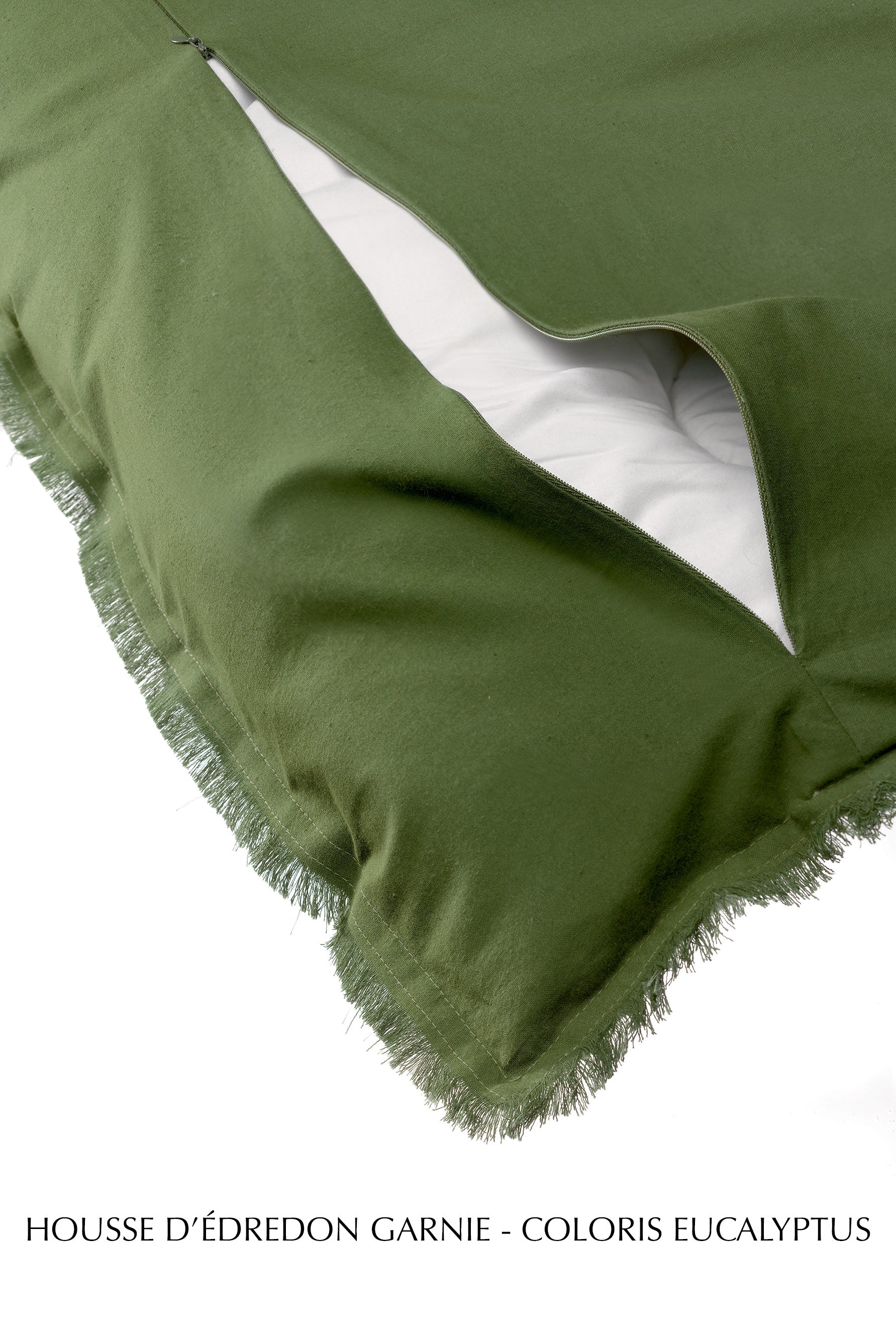 Effen dekbed Fara Bois de rose 85 X 200