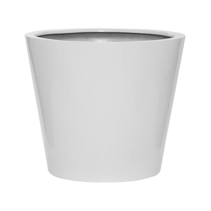 Bucket L, Glossy White