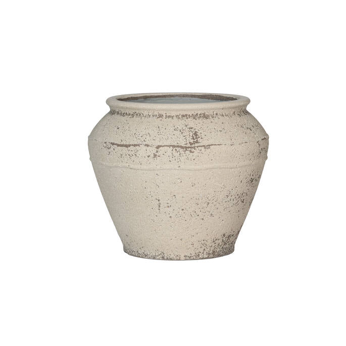 Pottery Pots - Bloempot Eros L, Krijtwit
