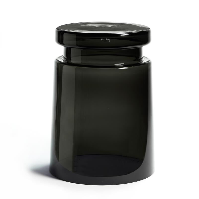 Henry Dean | Tsjomoloenga kruk glas Smoke H45 cm