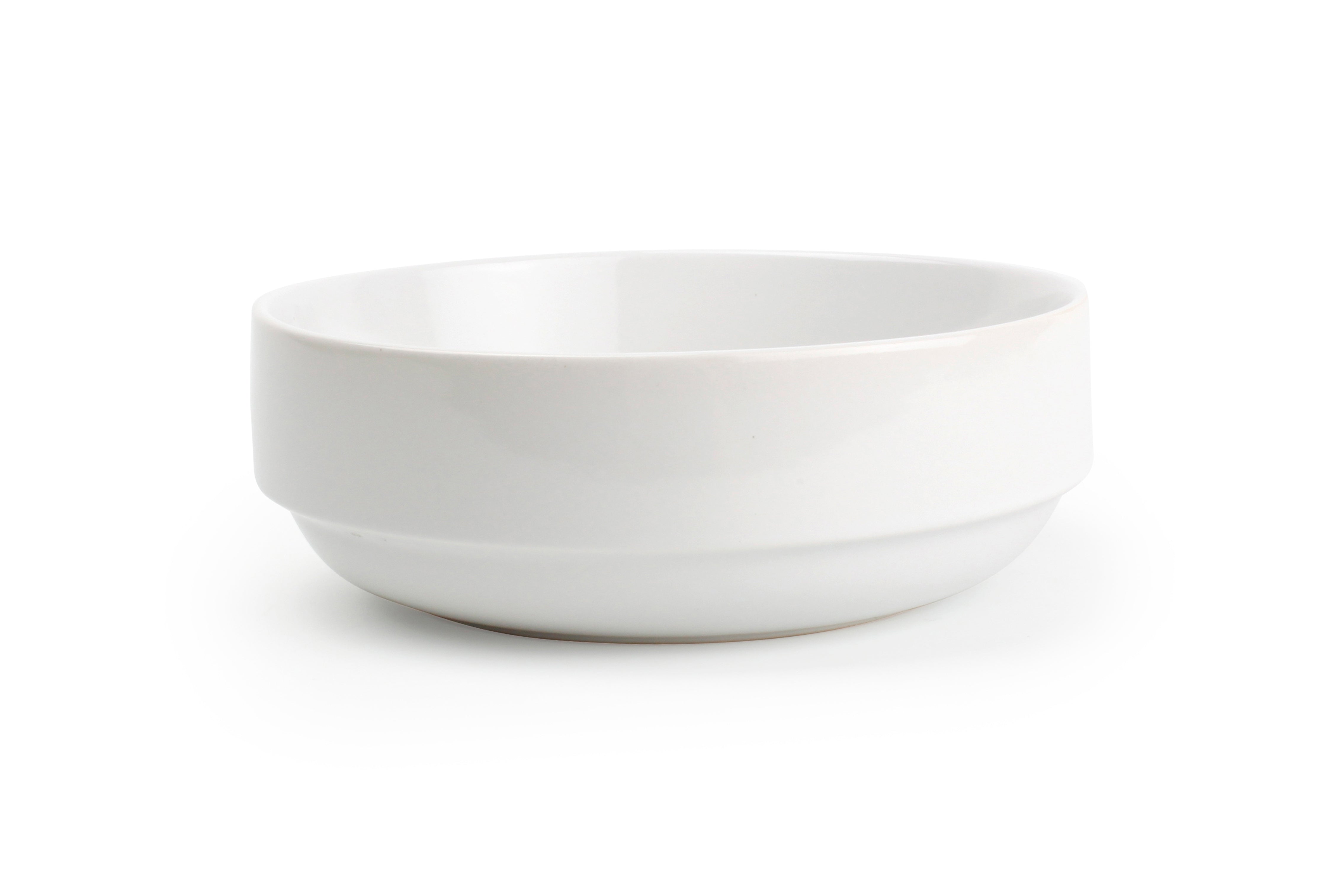 Diep bord 18xH5,5cm wit Flavor