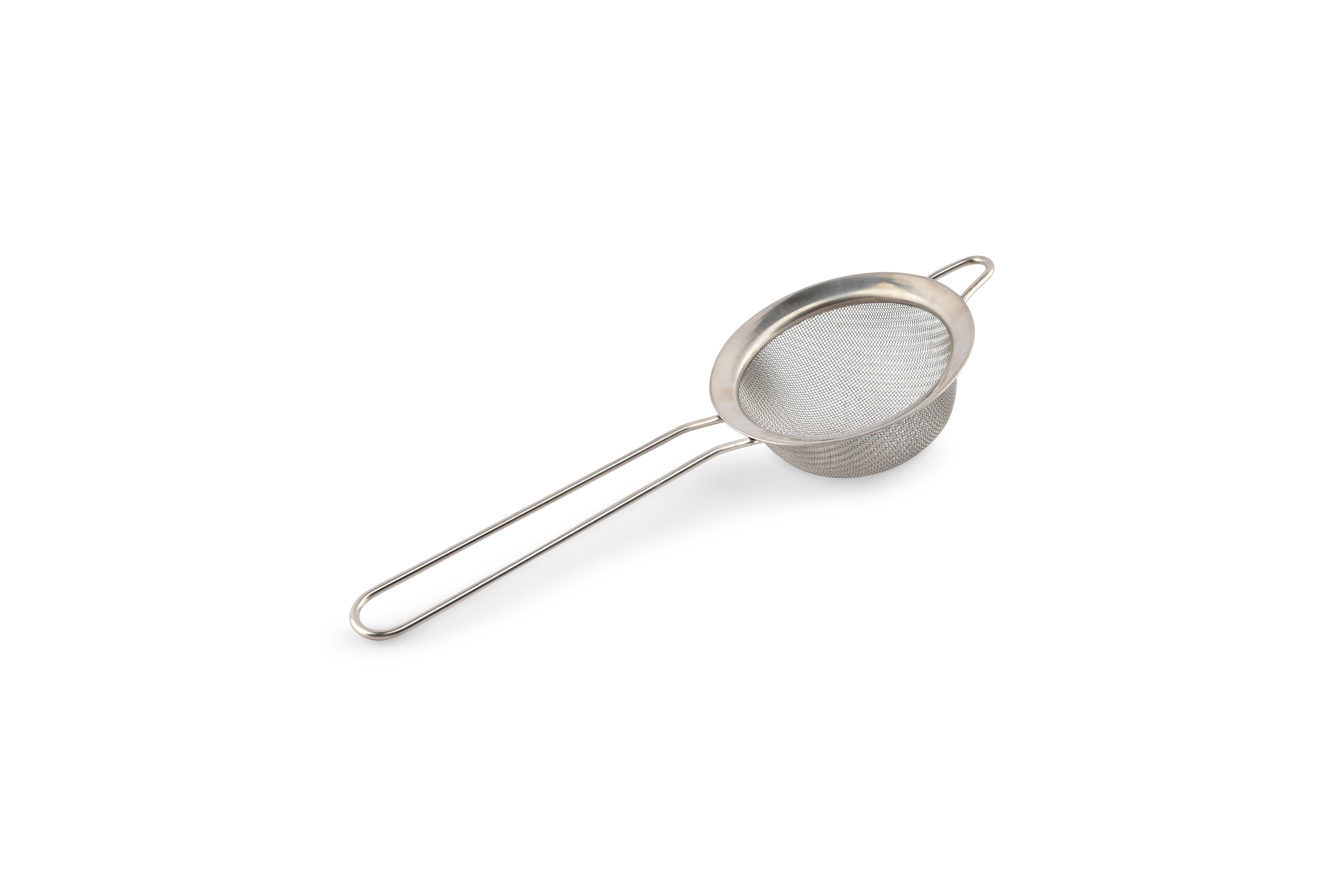 Zeef 8,5cm met handvat antique zilver Bar