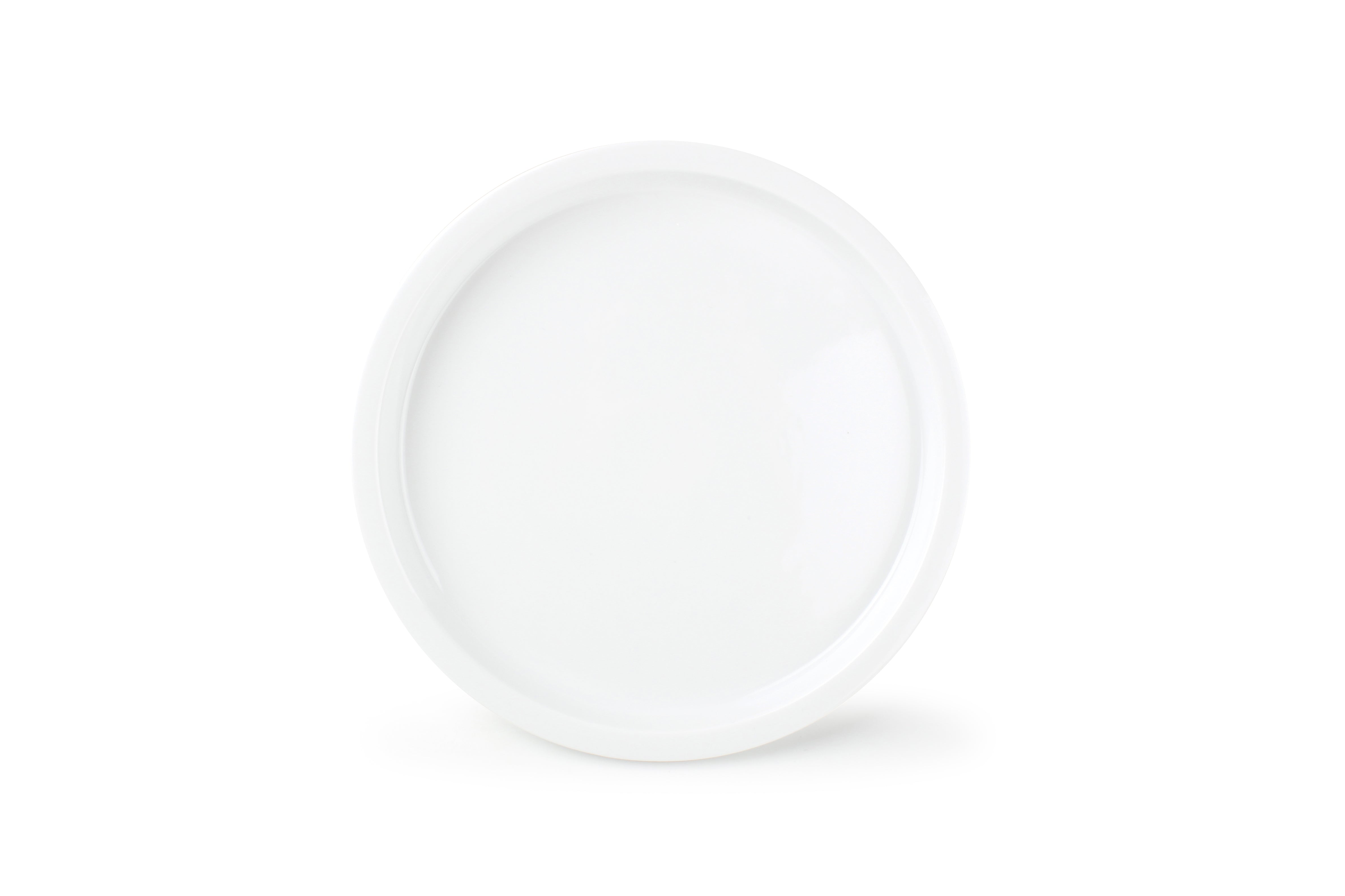 Plat bord 22,5xH2cm wit Care
