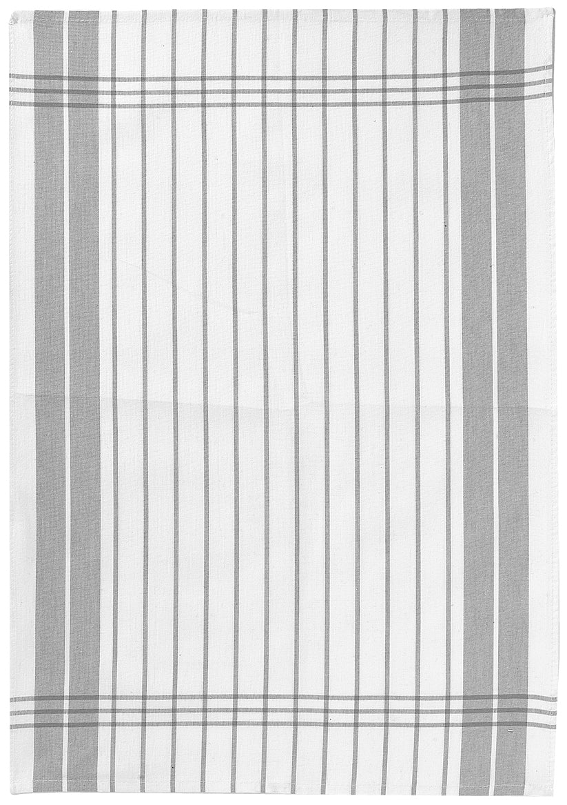 Theedoek Petites Rayures Gris 50 X 70
