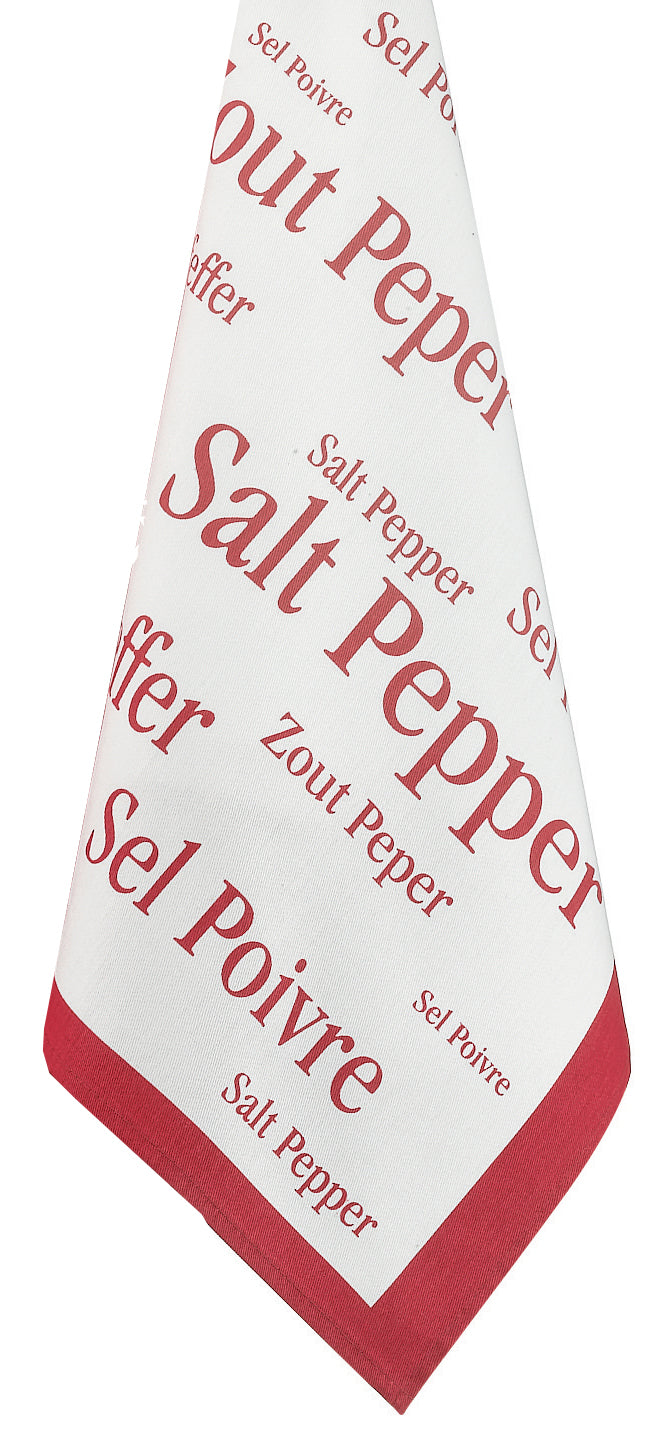 Winkler - Theedoek Sel &amp; Poivre Rouge 50 X 70