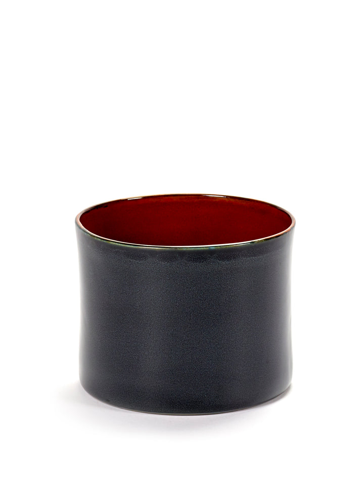 Serax - Anita Le Grelle - Vaas Cilinder Dark Blue/Rust