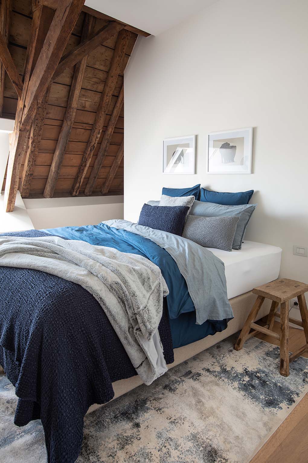Drap housse Noche Acier 90 x 190