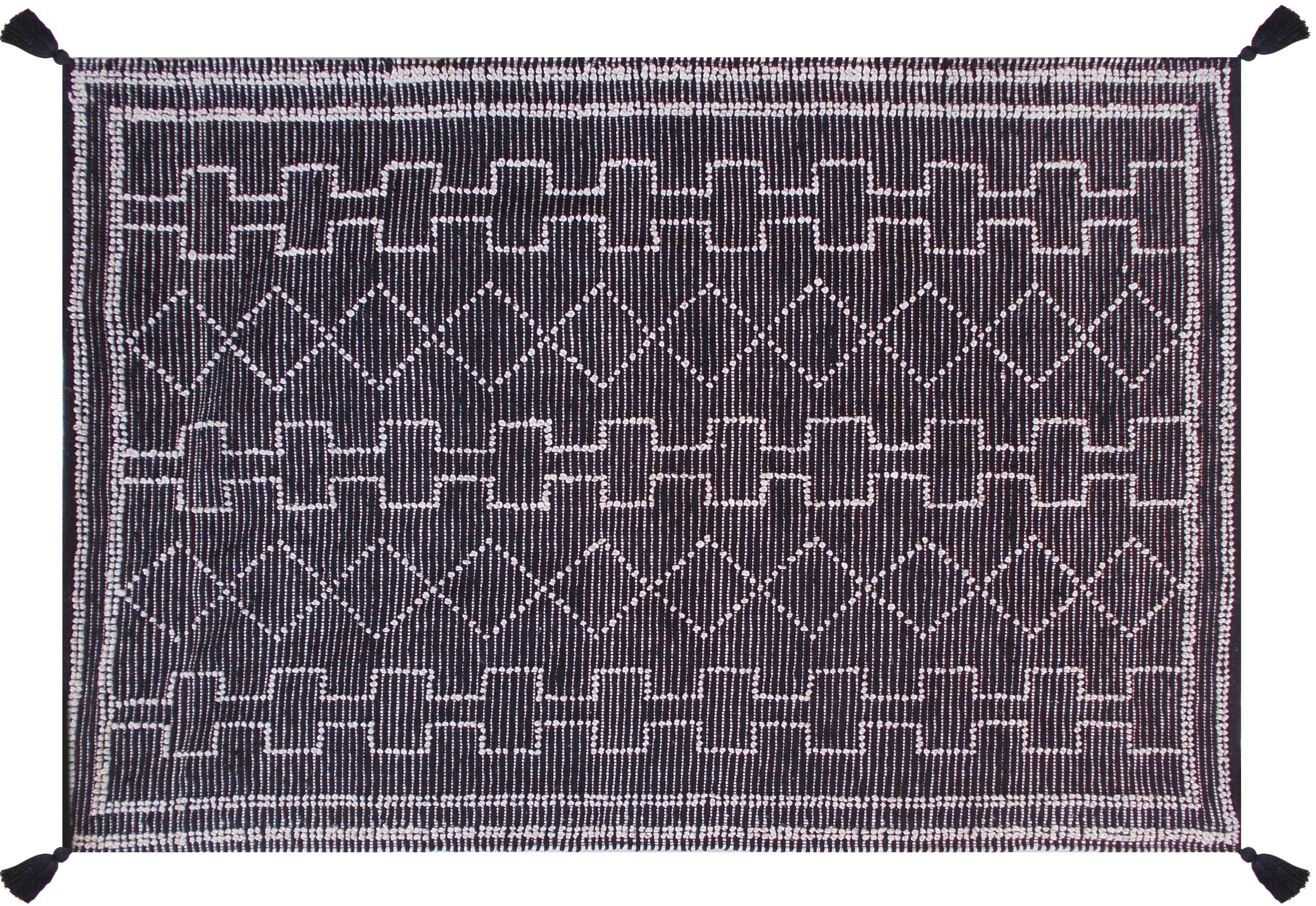 Gimie tapijt Charbon/Ivoire 120 X 180