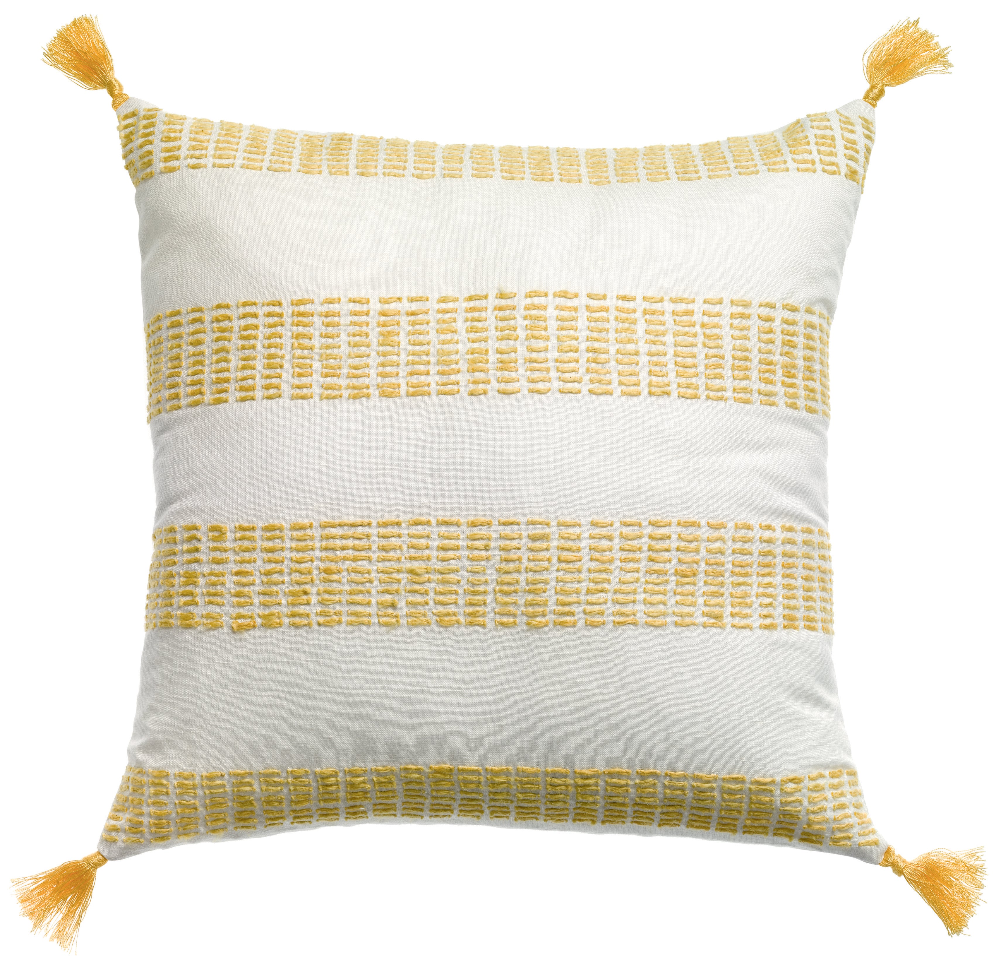 Gestreepte kussen Diana Mimosa 45 X 45