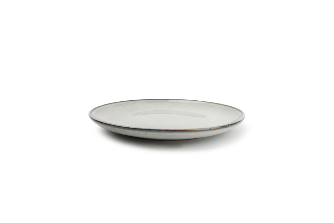 ONA - Plat bord 19,5cm groen Freckles - Set van 4