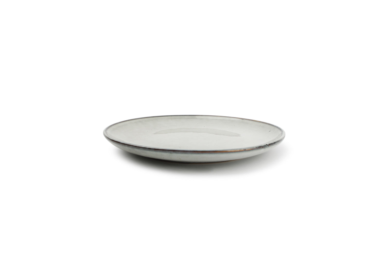 ONA - Plat bord 19,5cm groen Freckles - Set van 4