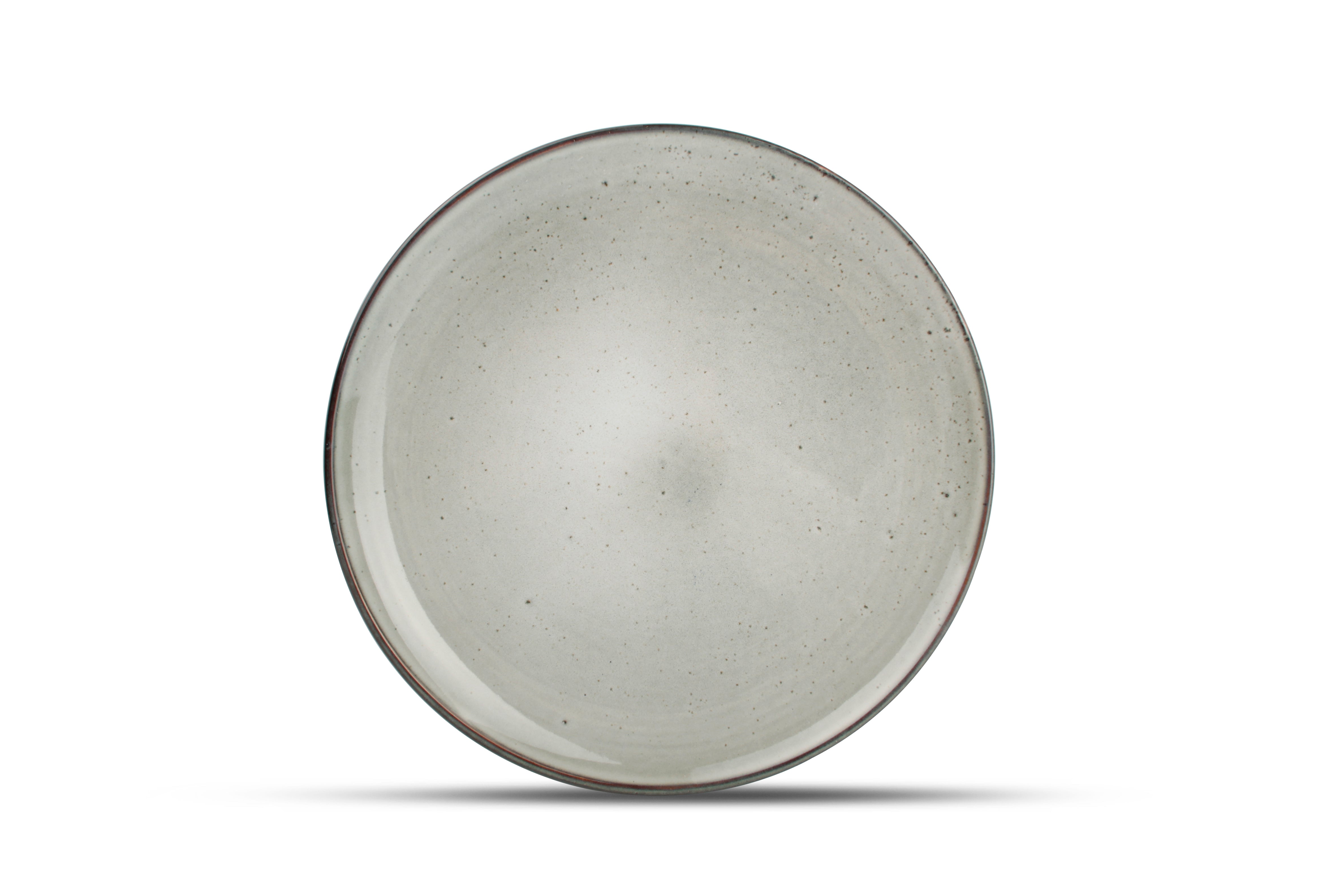 Plat bord 26cm groen Freckles