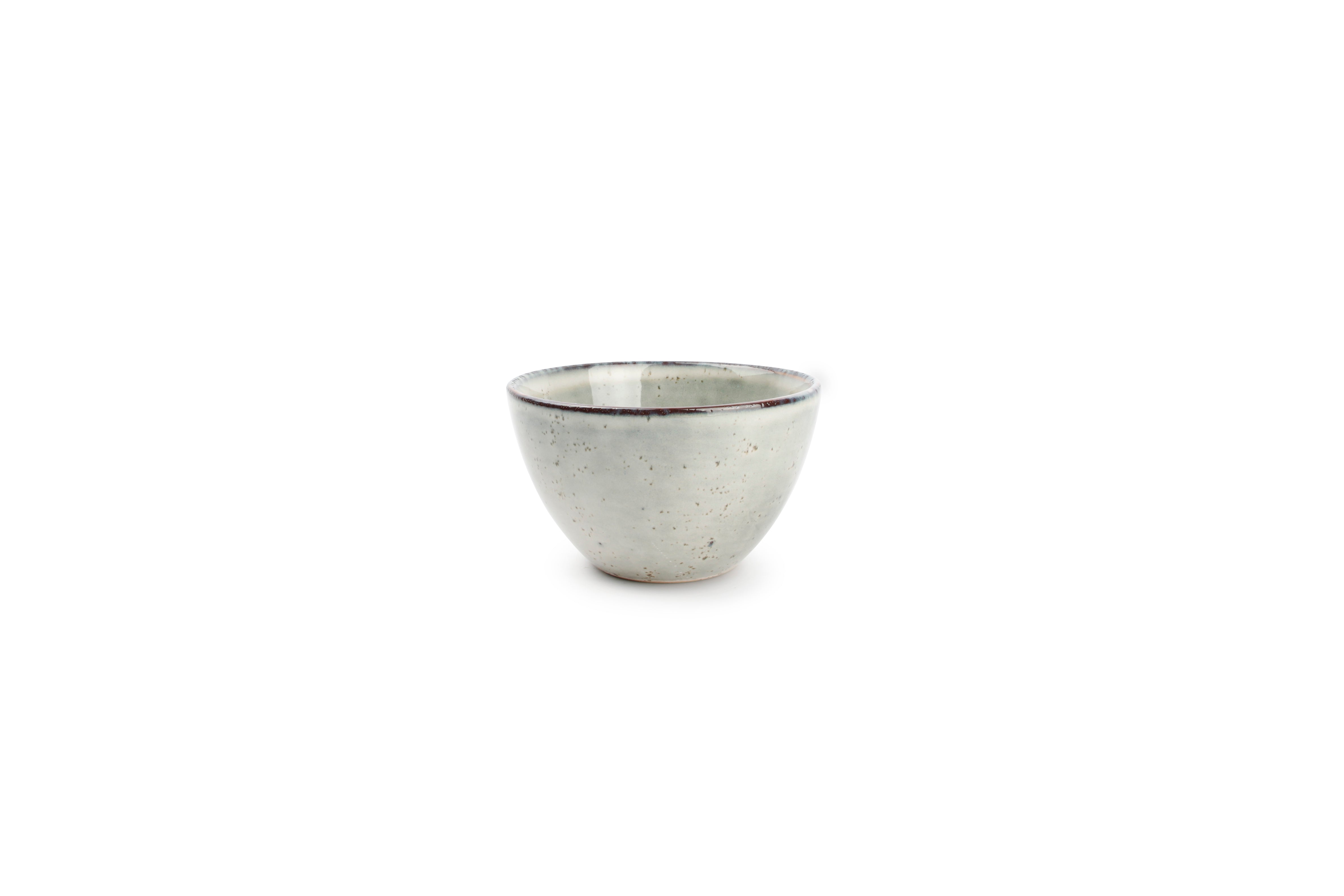 Kom 10xH6cm groen Freckles
