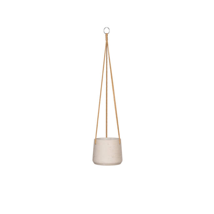 Pottery Pots - Bloempot Patt M (hanging) Grey Washed, Grijs Washed