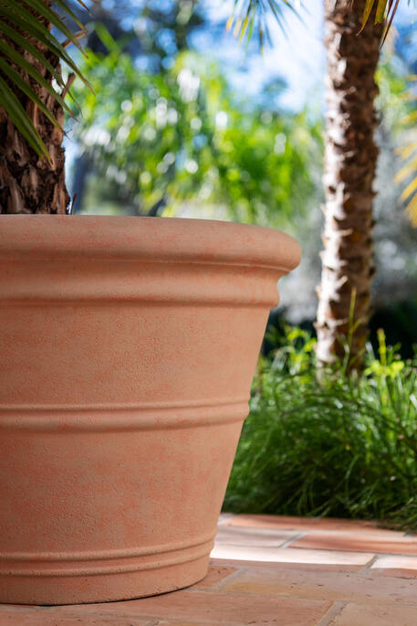 Pottery Pots - Bloempot Kyra XL, Baksteenoranje