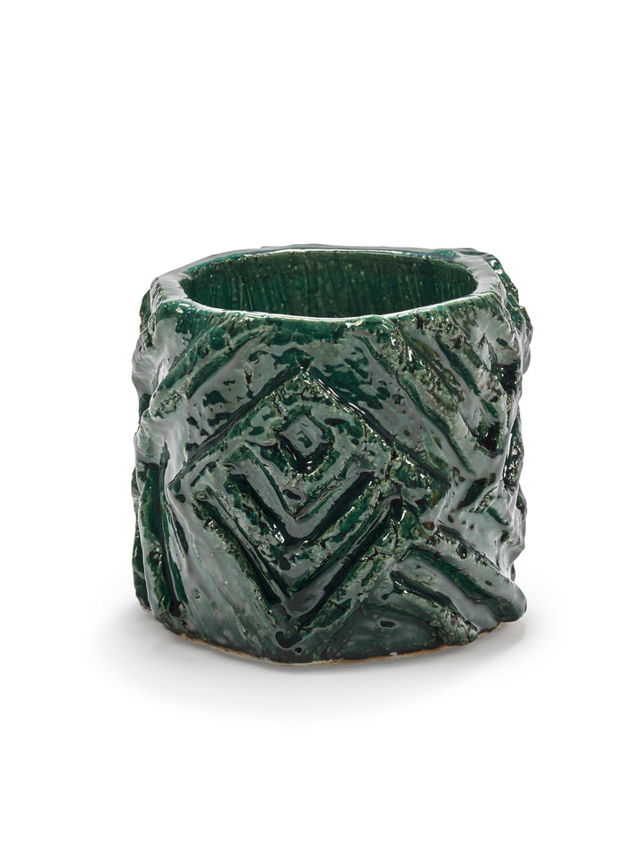 Serax - Bela Silva - Bloempot Groen 06 Look At Me