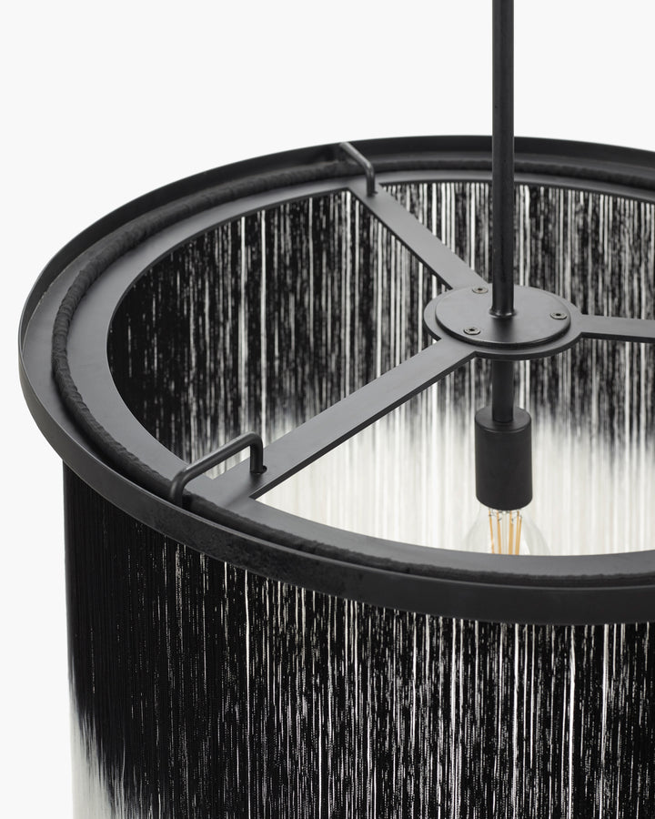 Ann Demeulemeester - Ann Demeulemeester - Hanglamp + Verlengtuk Zwart Wit Wong