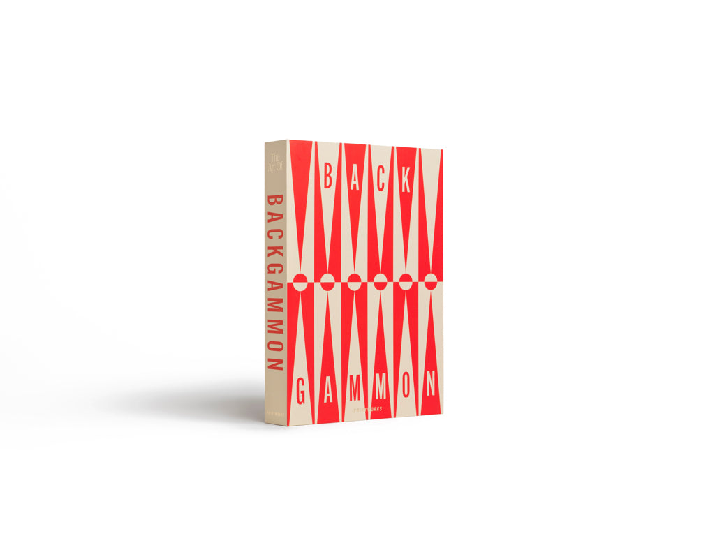 Printworks Spel Classic - Art of Backgammon - Rood/Crème