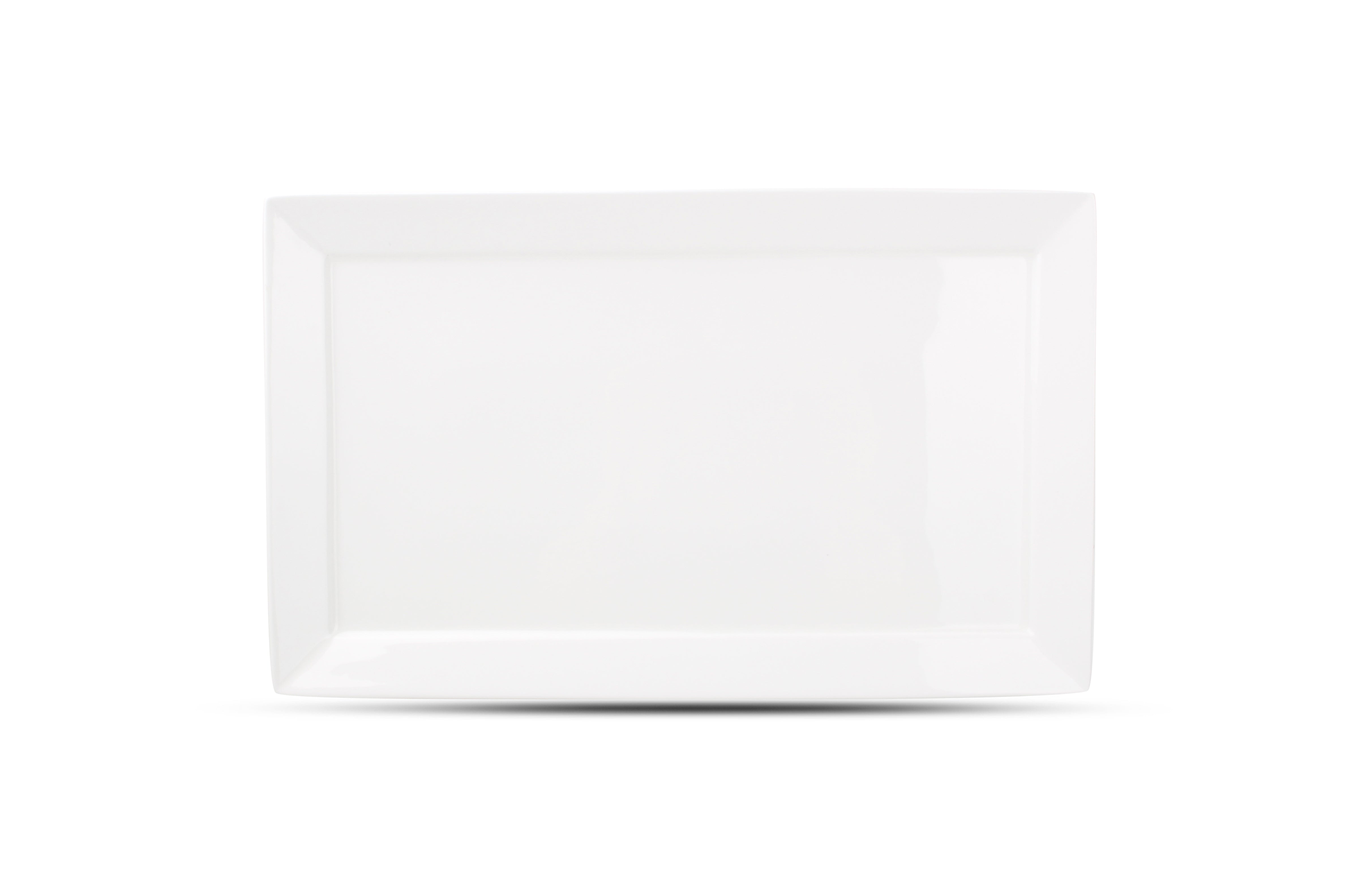 Serveerschaal 36x21,5cm met rand wit Appetite