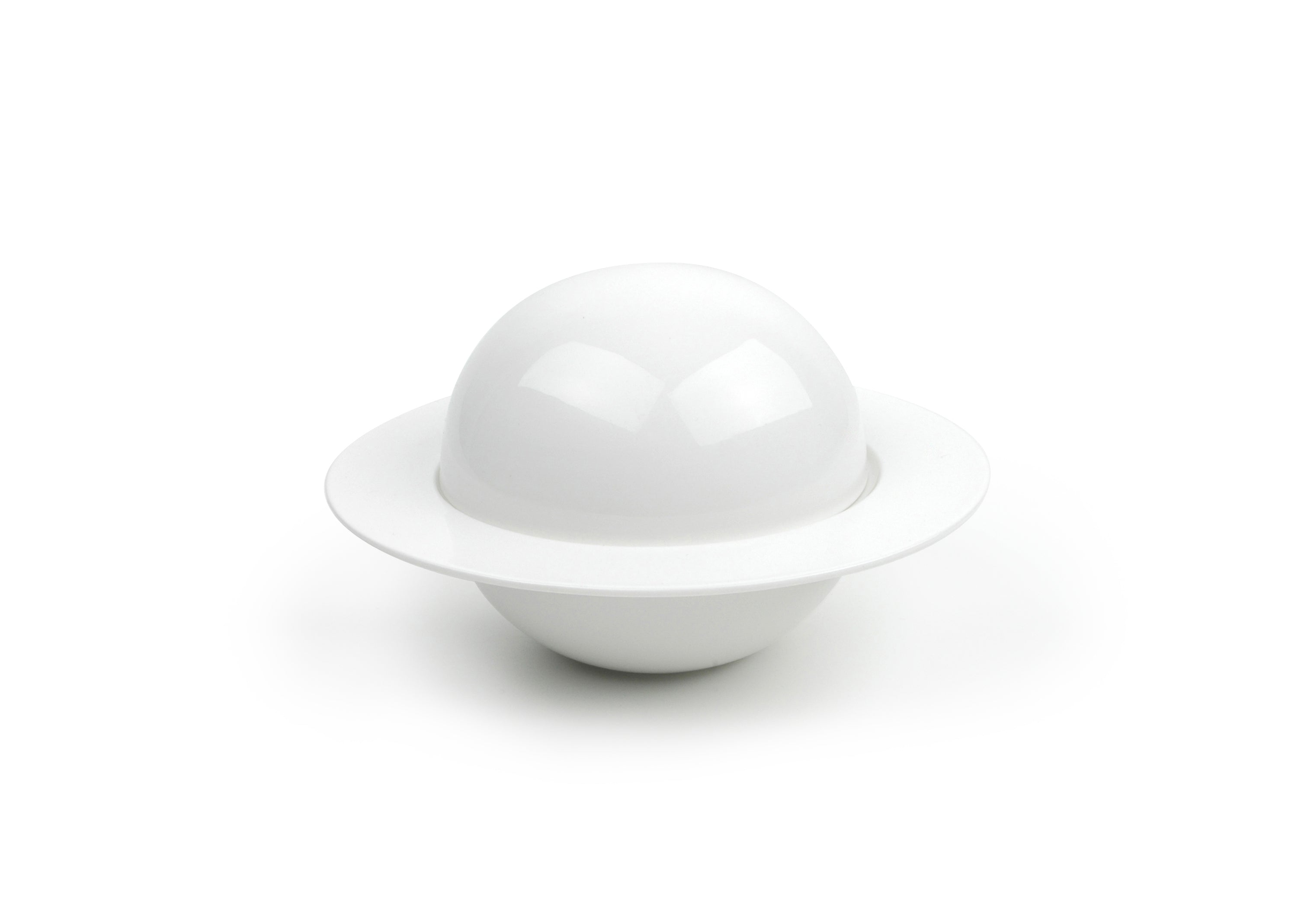Kom 18xH11cm met deksel wit Flavor