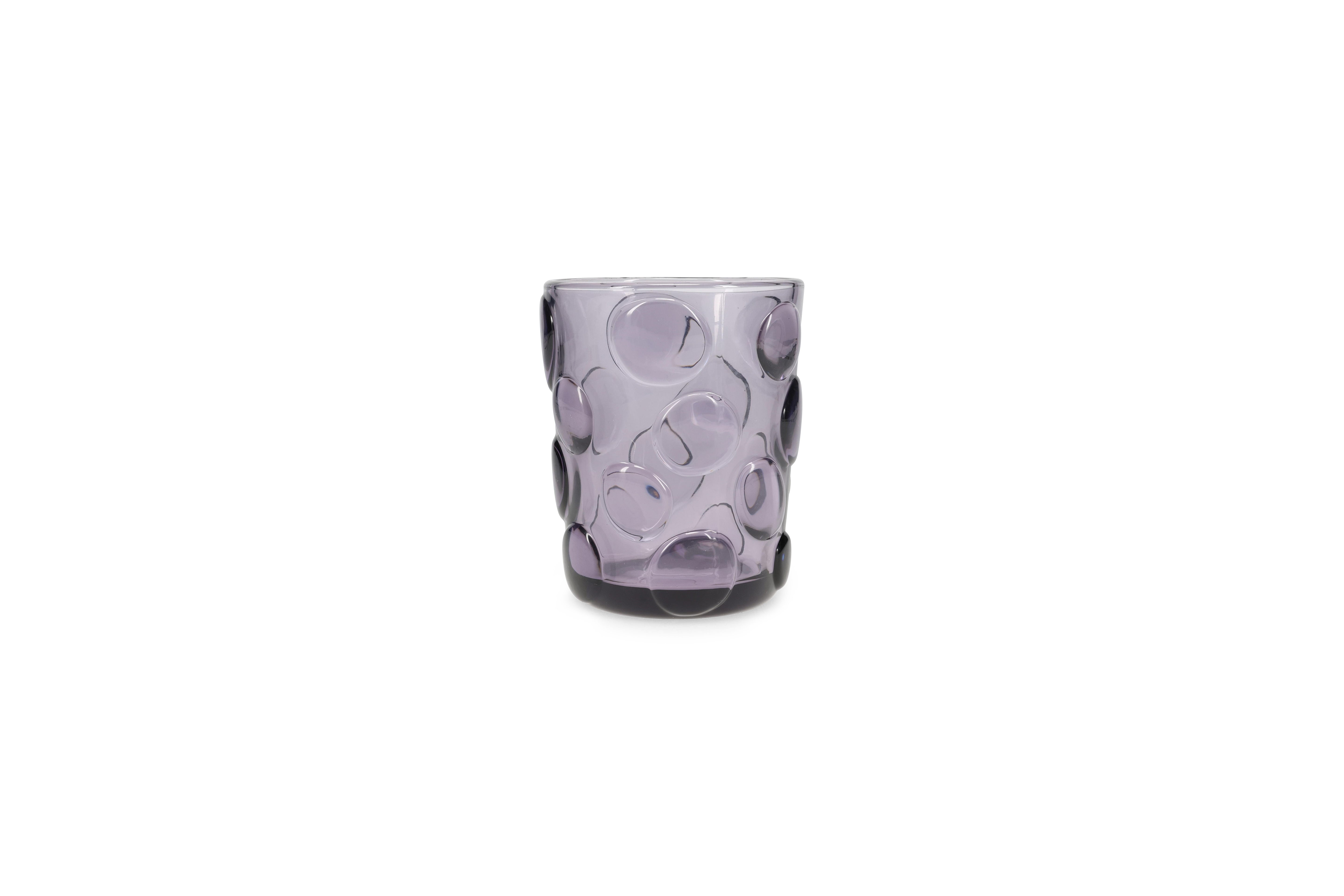 Glas 33cl paars Spot - set/4