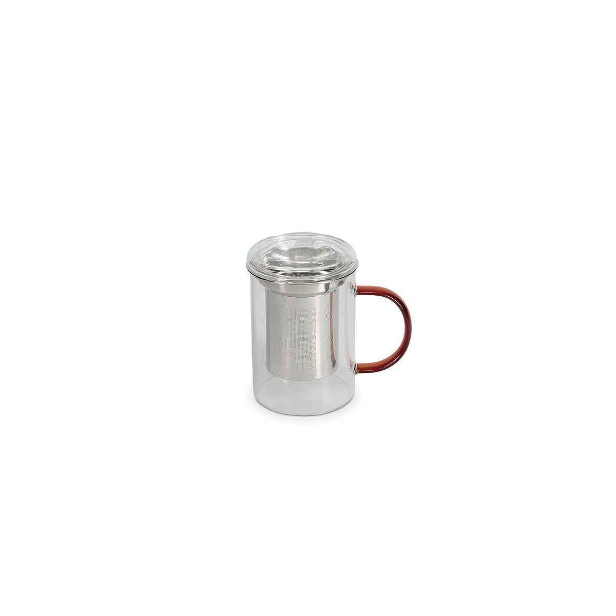 Ona - Theebeker 43cl met filter en deksel Amber Liv